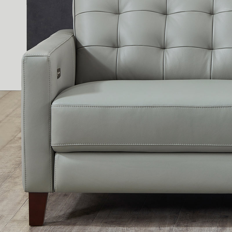George Top-Grain Leather 3-Piece Power Reclining Sofa Set