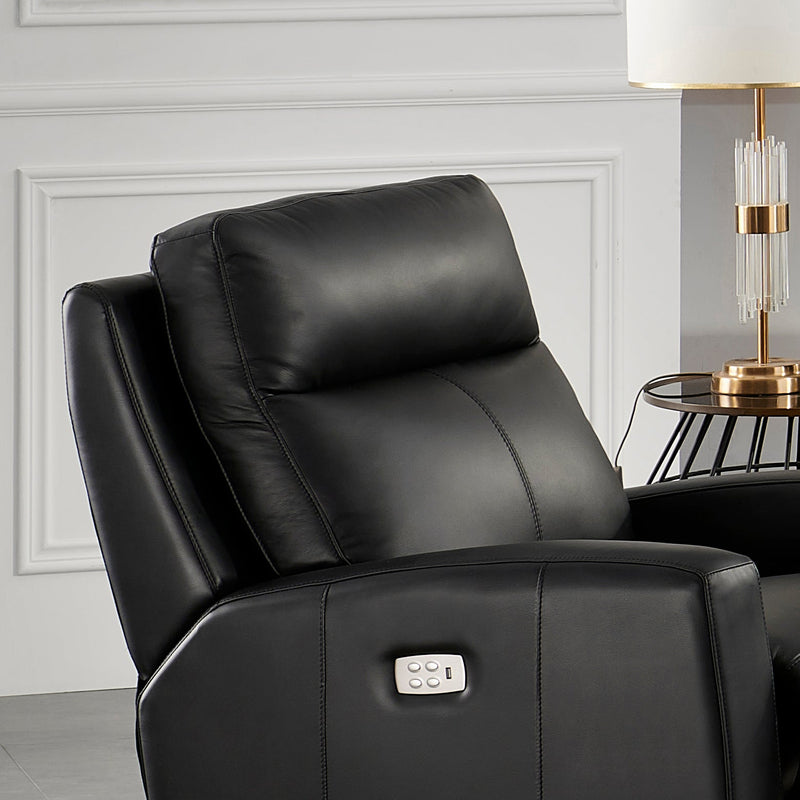 Modena Top-Grain Leather Power Recliner