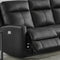 Modena Top-Grain Leather Power Reclining Sectional