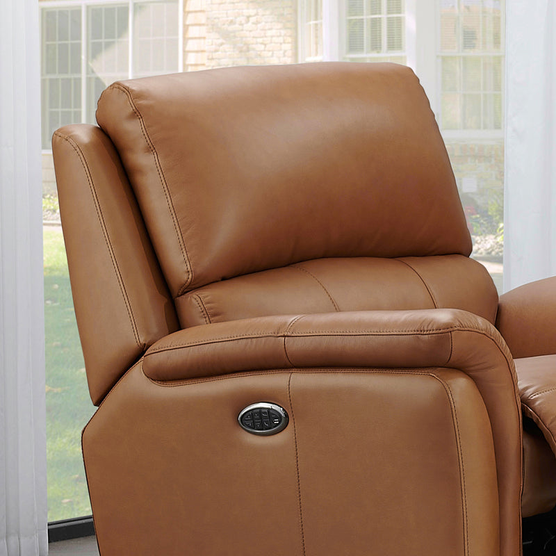 Tyler Top-Grain Leather Recliner Sofa Set