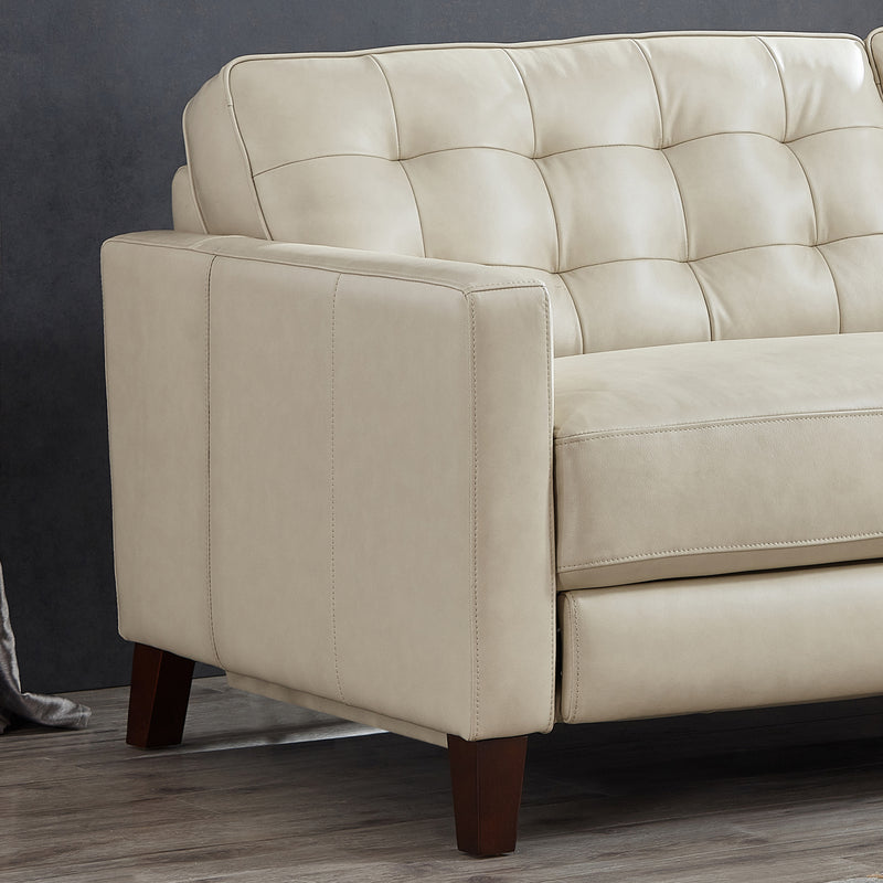 George Top-Grain Leather 3-Piece Power Reclining Sofa Set