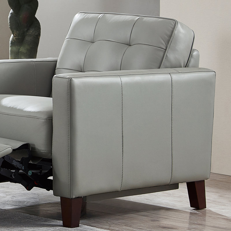 George Top-Grain Leather 3-Piece Power Reclining Sofa Set