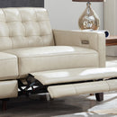 George Top-Grain Leather 3-Piece Power Reclining Sofa Set