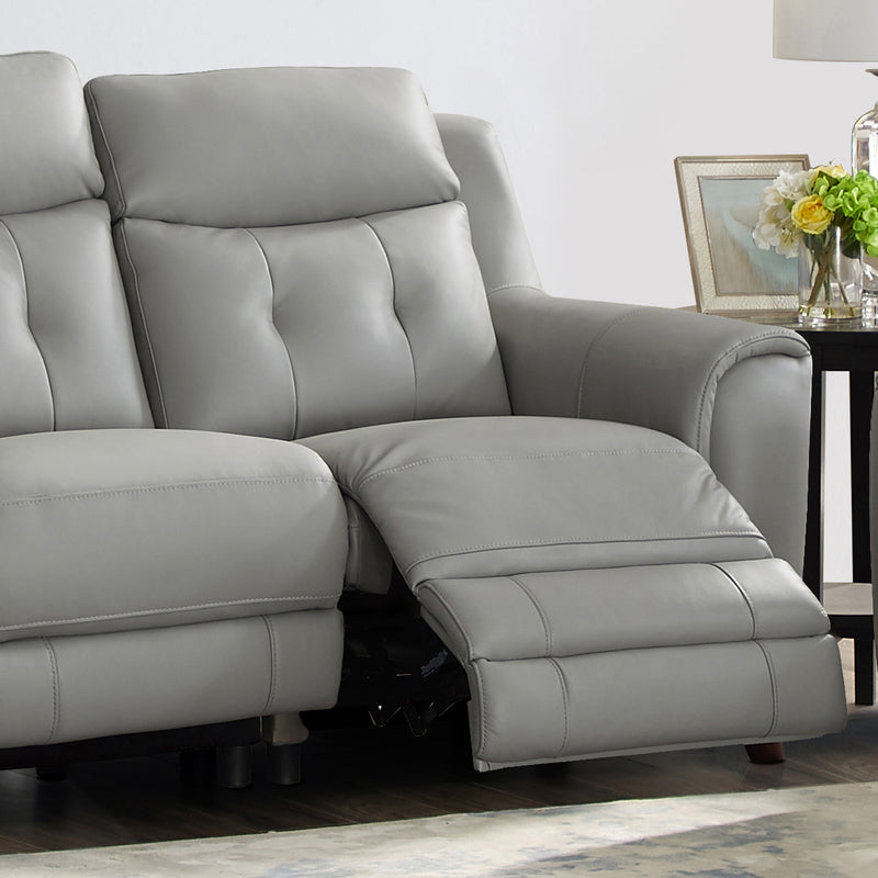 Manhattan grey top shop grain leather sofa