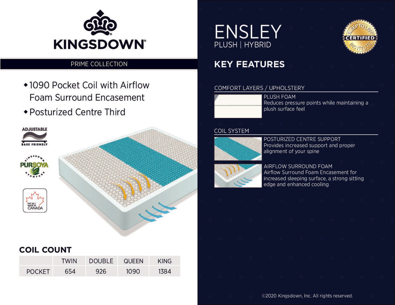 Ensley Hybrid Plush Mattress