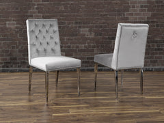 F457 REGAN DINING CHAIR GREY