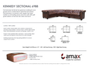 Kennedy Top-Grain Leather Sectional