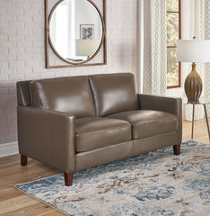 New Haven Top-Grain Leather Sofa Set