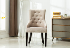 YD-300 PANSY DINING CHAIR GREY(SET OF 2)